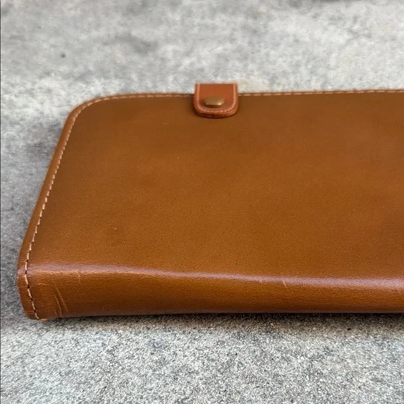 Vintage Brown Leather Men's Tie Holder - Picture 3 of 9